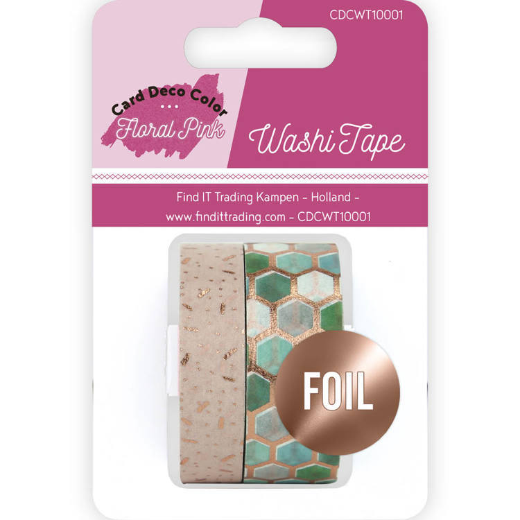 Washi Tape - Yvonne Creations - Floral Pink