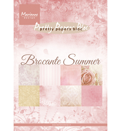 Marianne Design Pretty Papers Bloc Brocante Summer