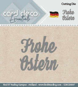 Card Deco Cutting Dies- Frohe Ostern