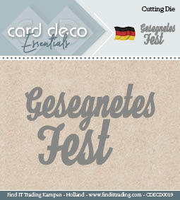 Card Deco Cutting Dies- Gesegnetes Fest