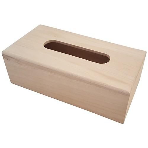Houten tissue box  27cm x 13,5cm x 8,5cm