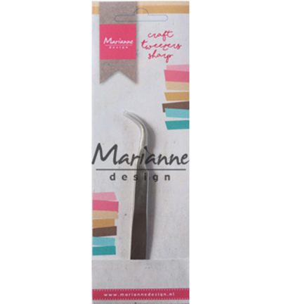 Marianne Design Pincet met kromme scherpe punt