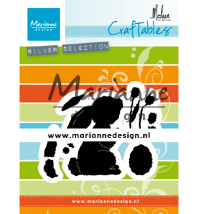 Marianne Design mallen CR1498 Bunny by Marleen