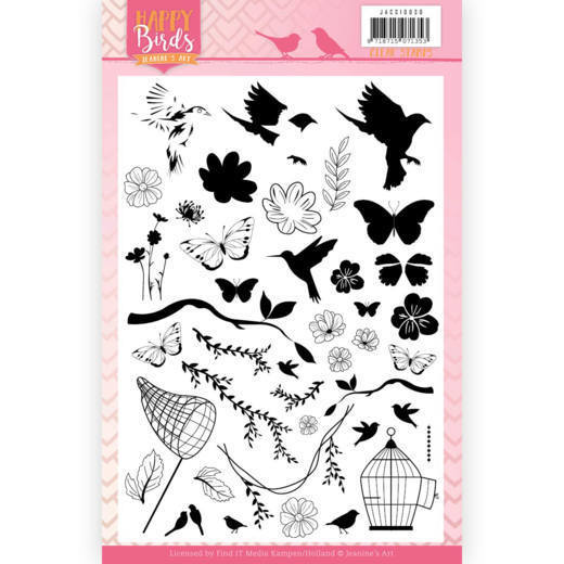 Clear Stamps - Jeanine's Art - Happy Birds