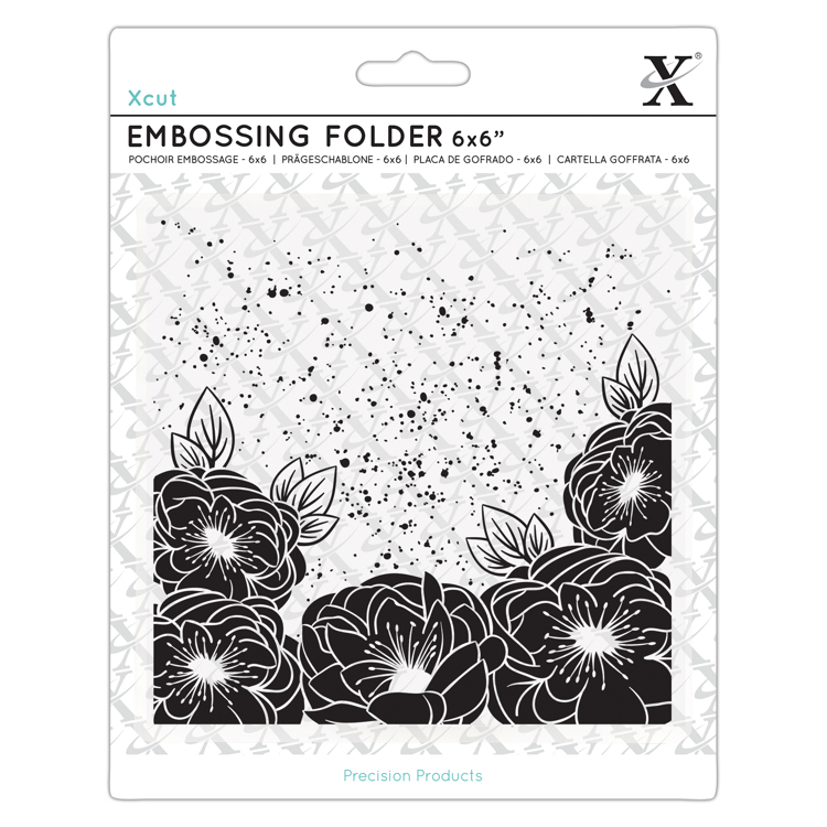 Embossing Folder 6x6"- Full Bloom Roses