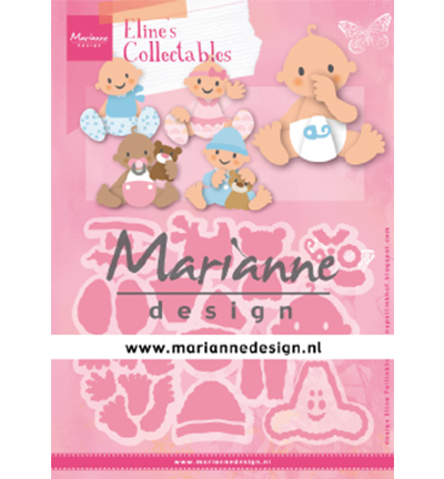Marianne Design mallen COL1479 Eline's Babies