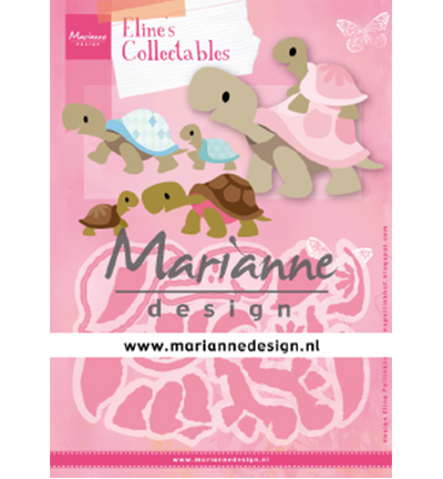 Marianne Design mallen COL1480 Eline's Turtles