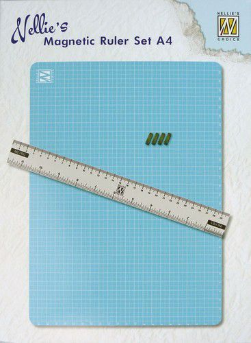 Nellies Choice MAGM001 Magnetic Ruler set A4 (01-20)