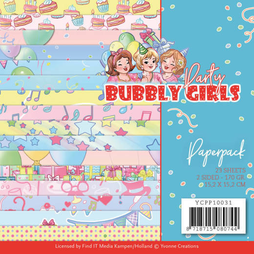 Yvonne Creations Paperpack Bubbly Girls - Party