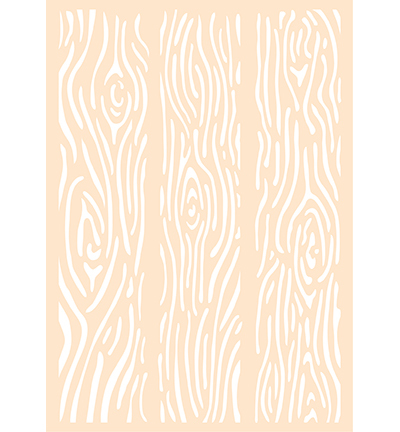 Polybesa Mixed mediastencil A6 - Houten planken