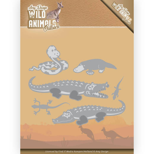 Dies - Amy Design - Wild Animals Outback - Crocodile