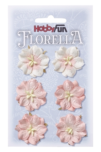 FLORELLA-Blüten zart-rosa, 3,5cm