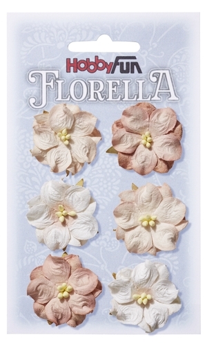 FLORELLA-Blüten rosenholz, 3,5cm