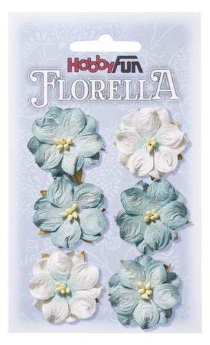 FLORELLA-Blüten hellblau, 3,5cm