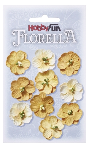 FLORELLA-Blüten gelb, 2,5cm