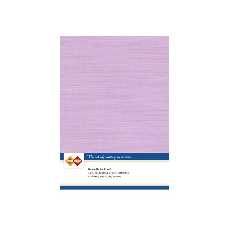 Linen Cardstock - A5 - Magnolia Pink