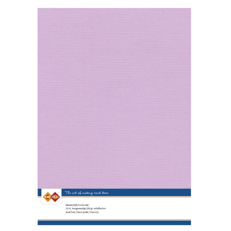 Linen Cardstock - A4 - Magnolia Pink