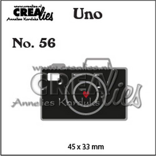 Crealies Uno nr. 56 Camera (klein) CLUno56 45x33mm (11-19)