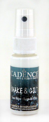 Cadence shake & gilt liquid gilt spray Zilver 01 074 0002 0025   25 ml