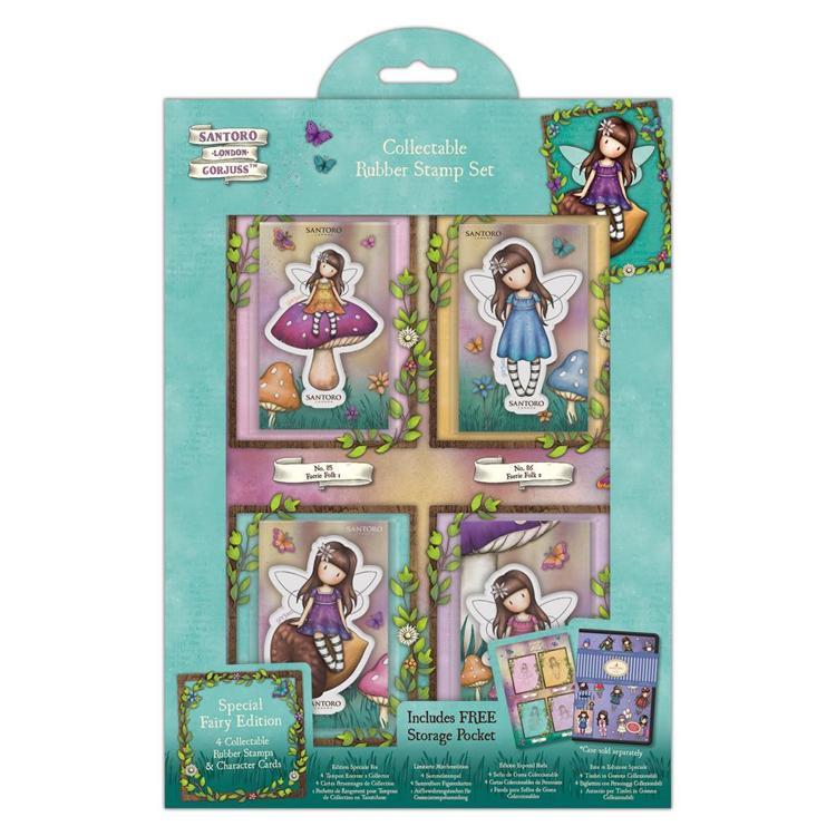 Collectable Stamp Set - Fairy - Santoro - Faerie Folk