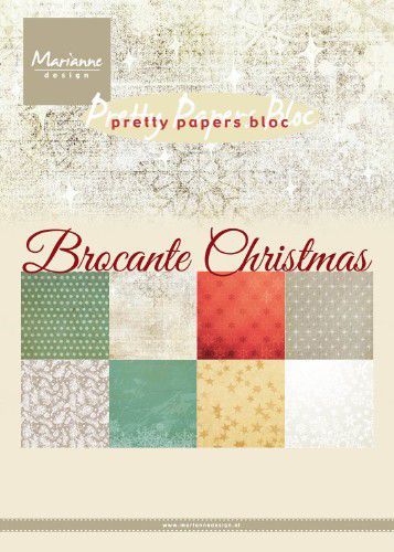 Marianne Design Pretty Papers Bloc Brocante Christmas