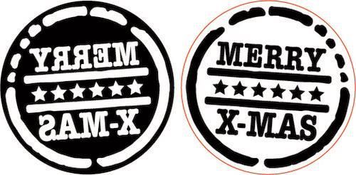 Pronty Foam stamps Merry X-mas 494.001.014 90mm