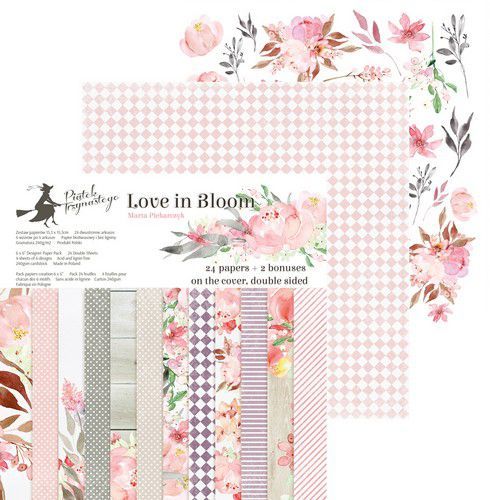 Piatek13 - Paper pad Love in Bloom 6 P13-253 6x6