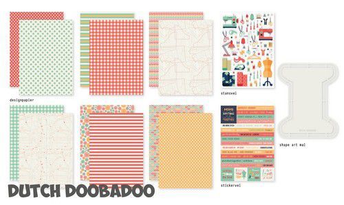 Dutch Doobadoo One More Stitch Paper Art set 472.100.004 (07-20)