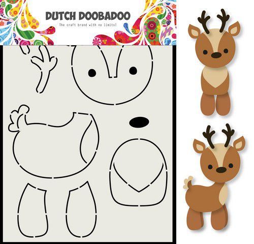 Dutch Doobadoo Card Art Rendier A5 470.713.796 (07-20)