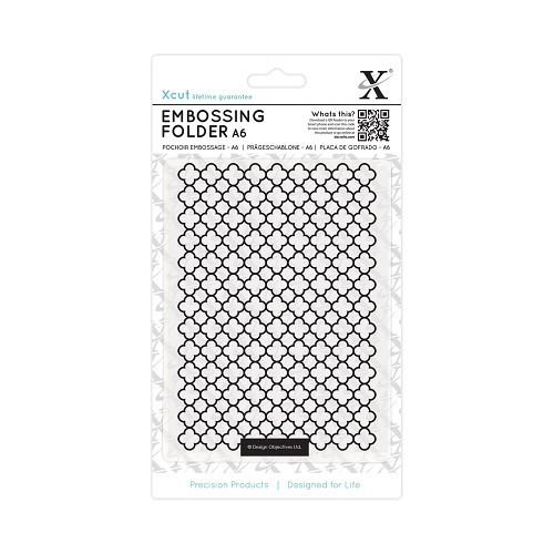 A6 Embossing Folder - Moroccan Flower Tiles
