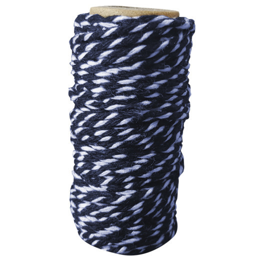 Card Deco Essentials - Bakers Twine blue/white