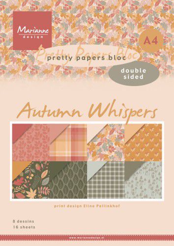 Marianne Design Pretty Papers Bloc Eline's Autumn Whispers