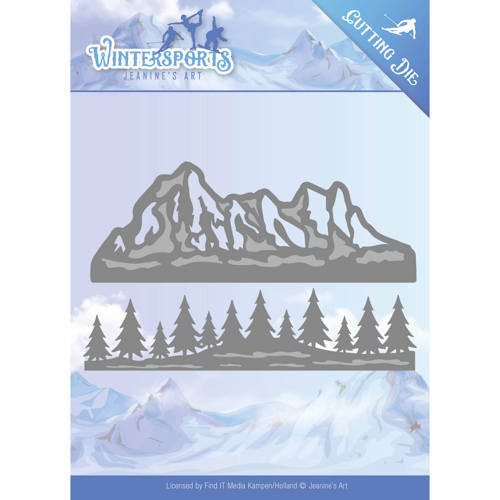 Die - Jeanine's Art - Wintersports - Mountain Border