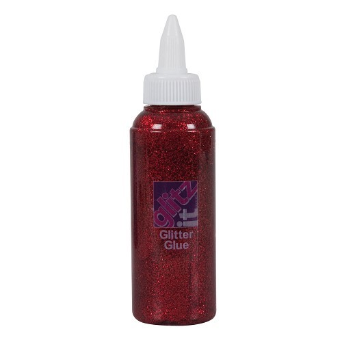 Glitter Glue (120ml) - Ruby Red