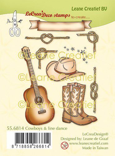 Leane Creatief stempels combi Cowboys & Line dance (09-20)