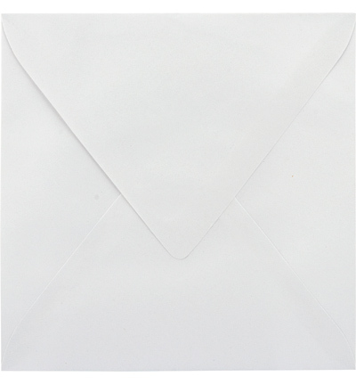 Envelop wit 20 stuks Vierkante Enveloppen 14 x 14 cm.