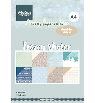 Marianne Design Pretty Papers Bloc Frozen Winter