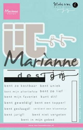 Marianne Design mallen en stempels KJ1726 Karin's JIJ (NL)