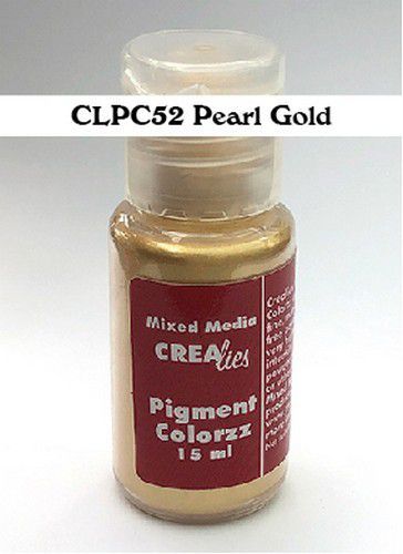 Crealies Pigment Colorzz Parelmoerpoeder goud CLPC52 15 ml (09-20)