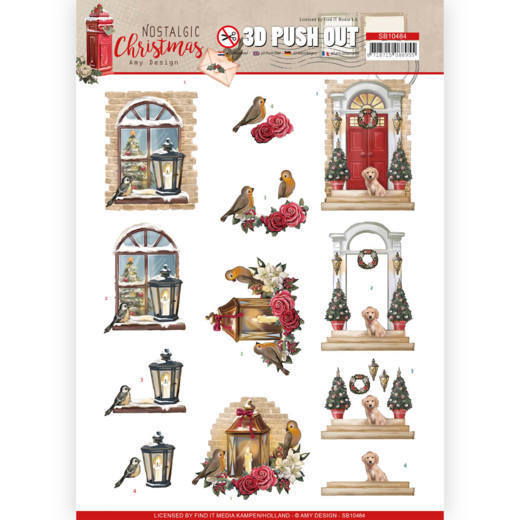 3D Push Out - Amy Design - Nostalgic Christmas - Warm Christmas
