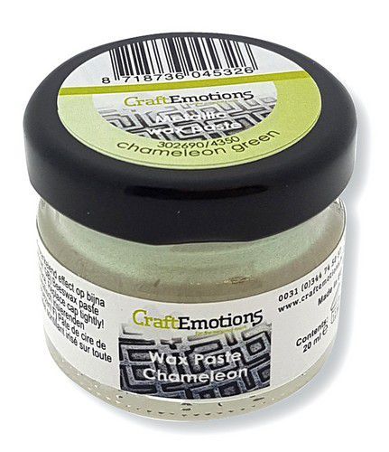 CraftEmotions Wax Paste chameleon - groen 20 ml (09-20)