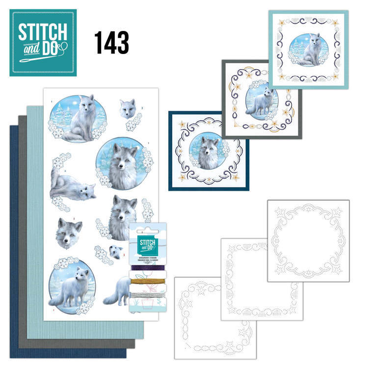 Stitch and Do 143 - Amy Design - Winter Foxes