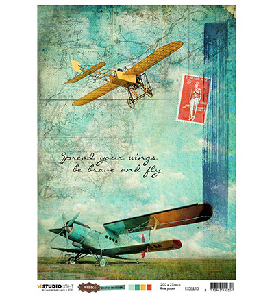 Just Lou - Rice Paper - Aviation Collection - nr.13