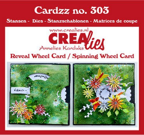 Crealies Cardzz 2x Draaikaart CLCZ303 10,5 X 10,5 cm (10-20)