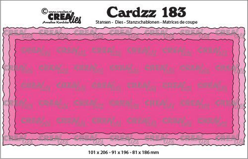 Crealies mallen CLCZ183 Slimline C no.183