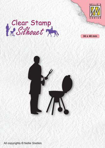 Nellies Choice Clearstempel - Silhouette Barbecue SIL071 (10-20)