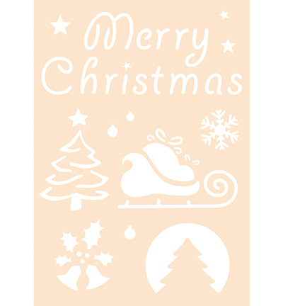 Joy!Crafts Polybesa stencil - Merry Christmas