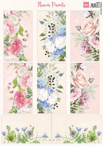 Marianne Design Knipvel Flower Panels