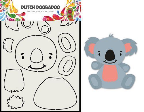 Dutch Doobadoo Card Art Built up Koala A5 470.713.837 (11-20)