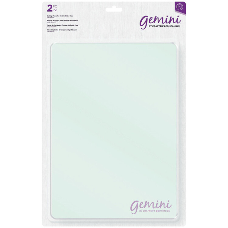 Gemini Accessoires - Transparante snijplaten voor dubbelzijdige snijmallen
